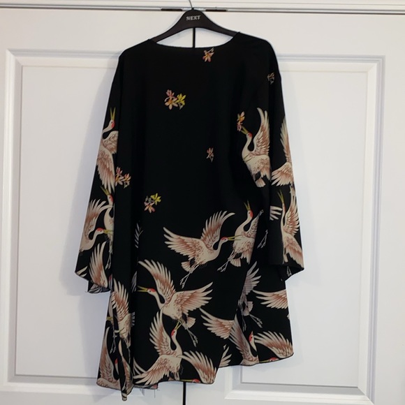 Open front duster - Bird design - Picture 6 of 8